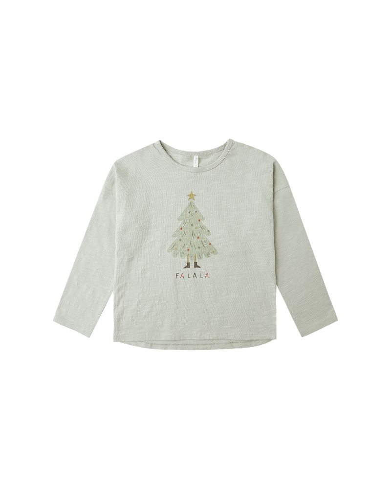 Long Sleeve Tee || Christmas Tree by Rylee + Cru