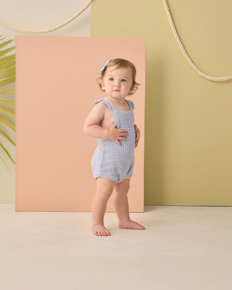 Crochet Romper || Periwinkle by Rylee + Cru