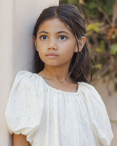 Maia Dress | Heart Eyelet by Noralee