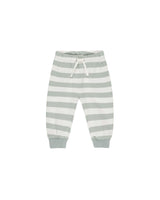 Relaxed Sweatpant || Sage Stripe by Quincy Mae