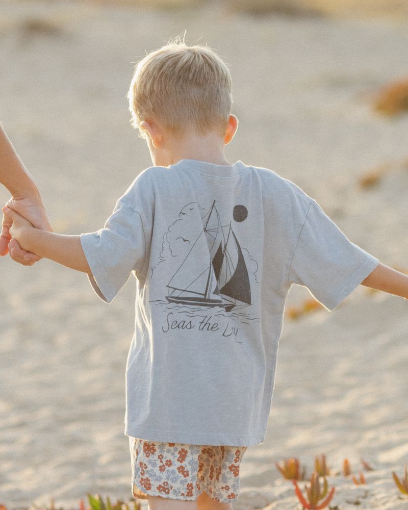 Relaxed Tee || Seas The Day by Rylee + Cru