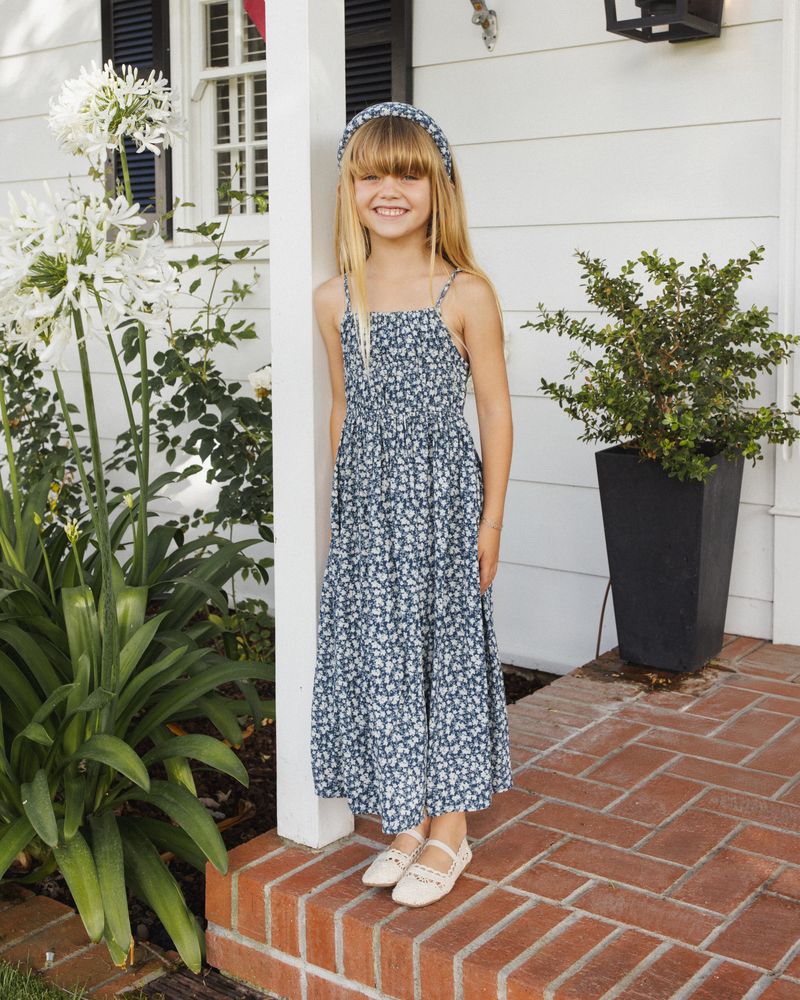 Delia Dress || Navy Floral by Rylee + Cru