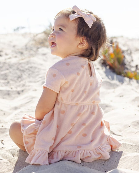 Terry Dress || Polka Dot by Quincy Mae