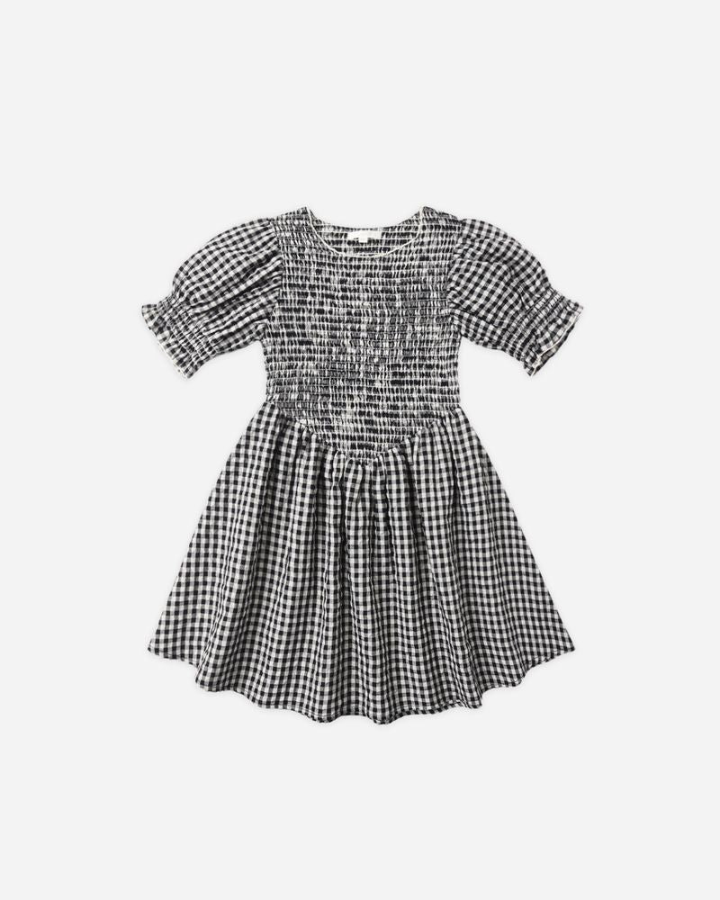 Louise Dress || Black Check by Rylee + Cru