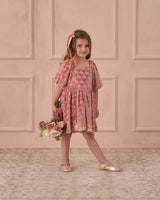 T-Strap Ballet Flats | Pink Shimmer by Noralee