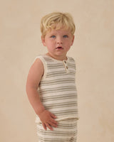 Taylor Knit Set || Sage Stripe by Quincy Mae