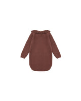 Ruffle Collar Bodysuit || Burgundy by Rylee + Cru