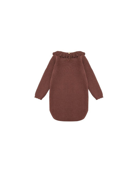 Ruffle Collar Bodysuit || Burgundy by Rylee + Cru