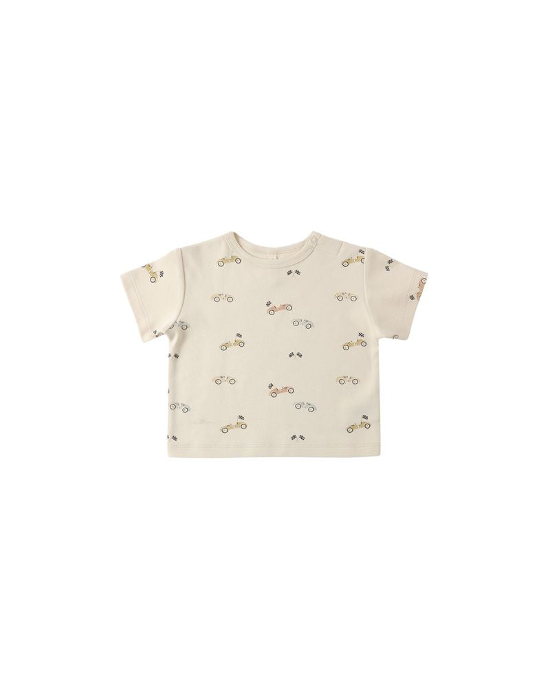 Boxy Tee || Race Car by Quincy Mae