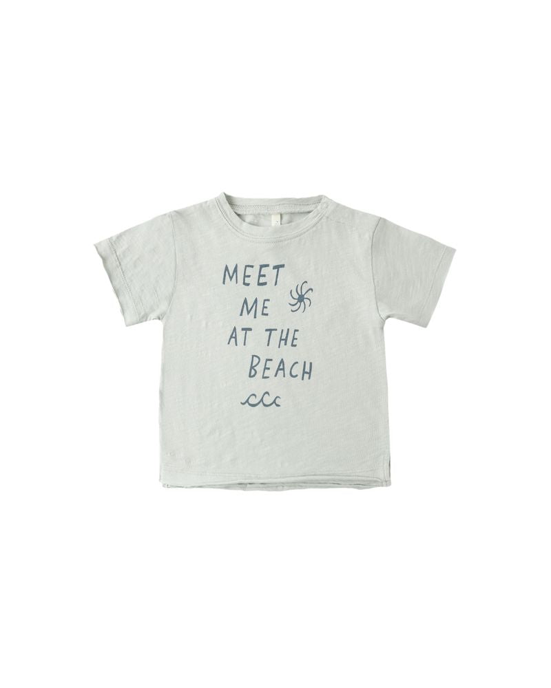 Raw Edge Tee || Meet Me At The Beach by Rylee + Cru