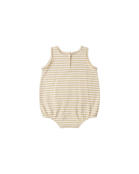 Bubble Onesie || Butterscotch Stripe by Rylee + Cru