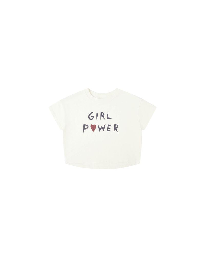 Boxy Tee || Girl Power by Rylee + Cru