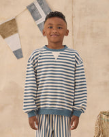 Oversized Crew || Marine Stripe by Rylee + Cru