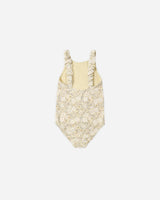 Scrunch One-Piece || Lemon Meadow by Rylee + Cru
