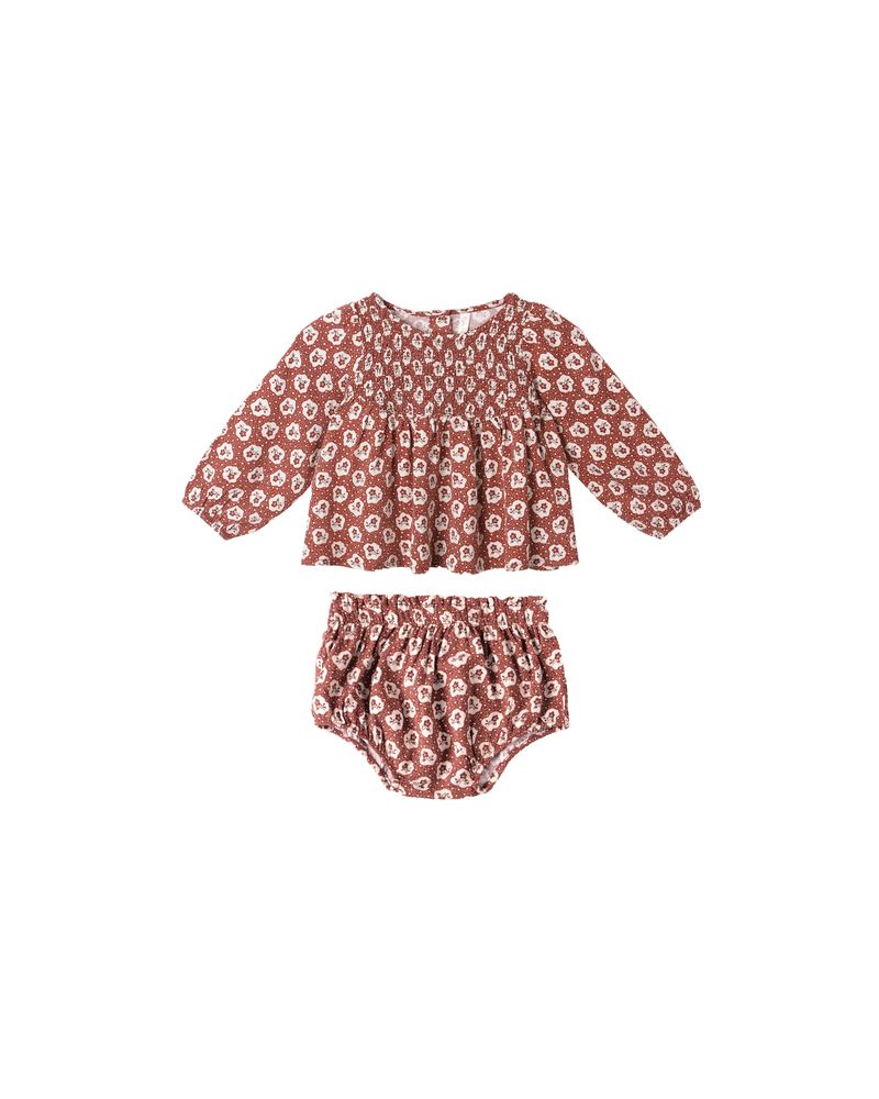 Sophia Top + Bloomer Set || Ruby Fleur by Rylee + Cru