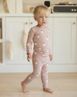 Bamboo Pajama Set || Pink Ghosts by Quincy Mae