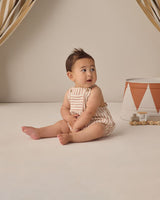 Hayes Romper || Vintage Stripe by Quincy Mae