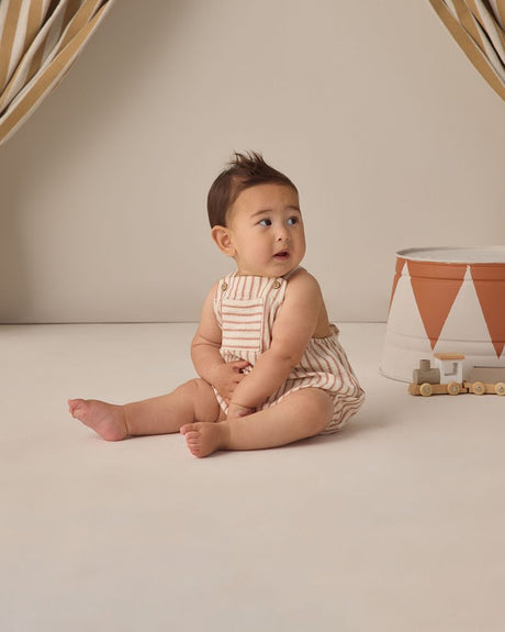 Hayes Romper || Vintage Stripe by Quincy Mae