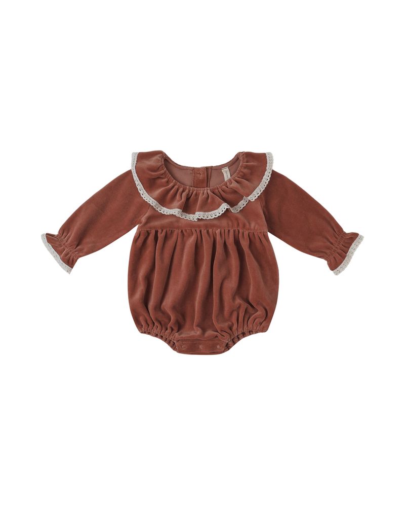 Wendy Romper || Cranberry by Quincy Mae