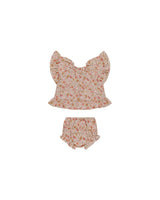 Butterfly Top + Bloomer Set || Pink Gardenia by Rylee + Cru