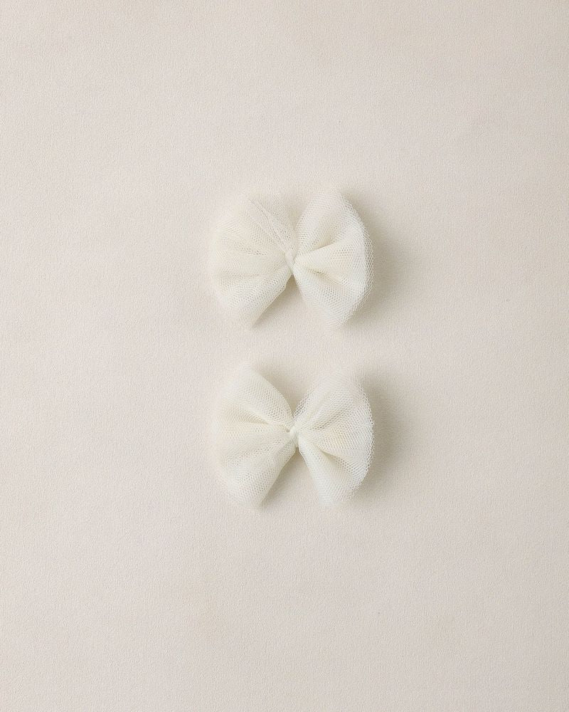 Flutter Tulle Clips | Ivory by Noralee