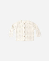 Scalloped Cardigan || Natural by Quincy Mae