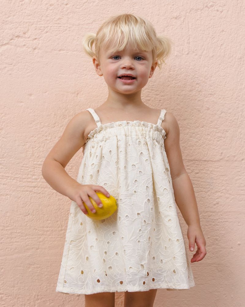 Sahara Mini Dress || Ivory by Rylee + Cru