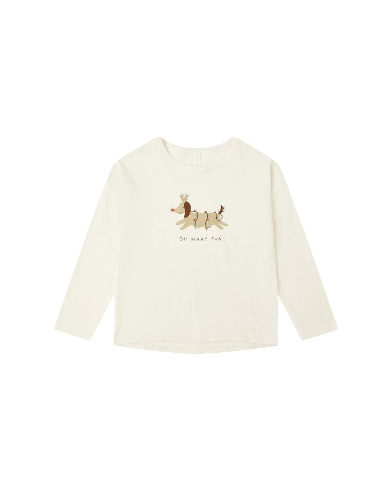 Long Sleeve Tee || Oh What Fun by Rylee + Cru