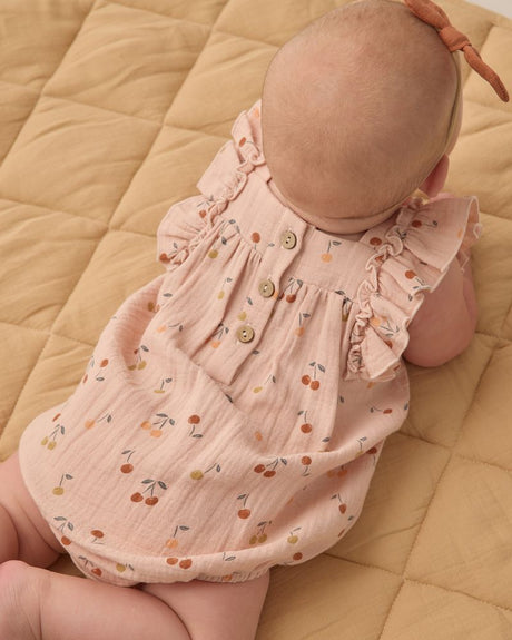 Maya Romper || Cherries by Quincy Mae