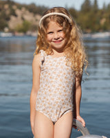 Millie One-Piece || Yellow Floral by Rylee + Cru