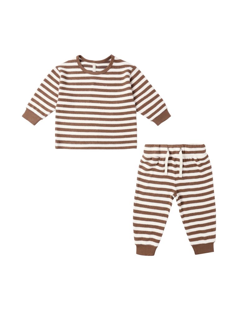 Cozy Set || Cedar Stripe by Quincy Mae