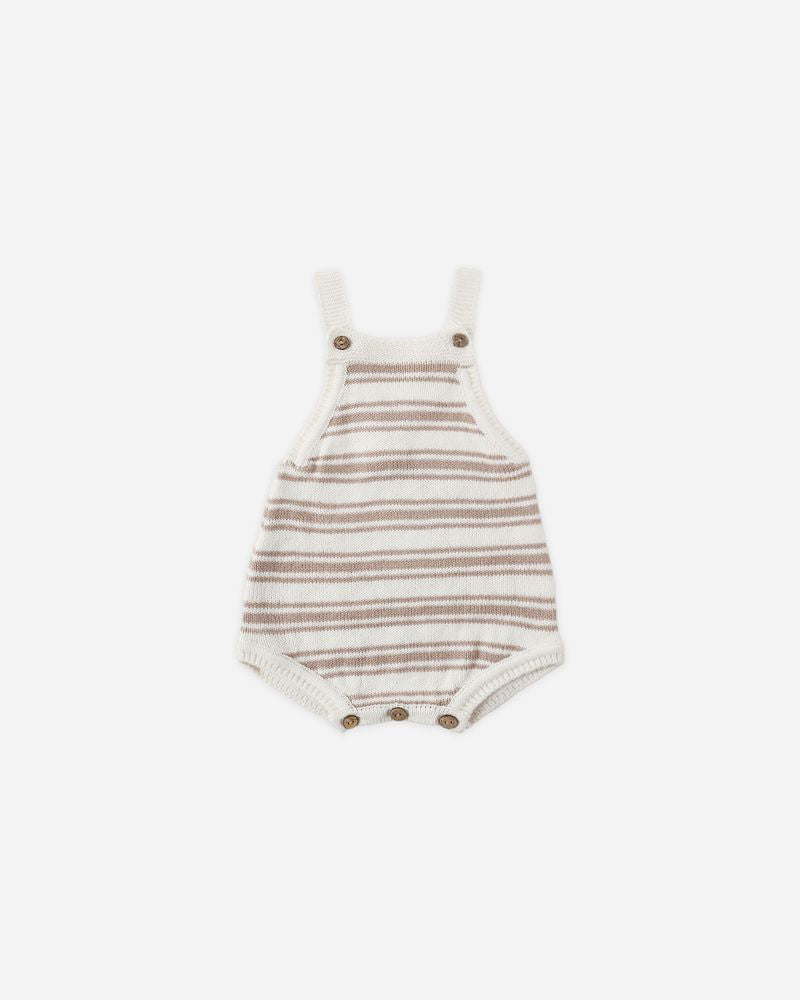 Tatum Romper || Oat Stripe by Quincy Mae