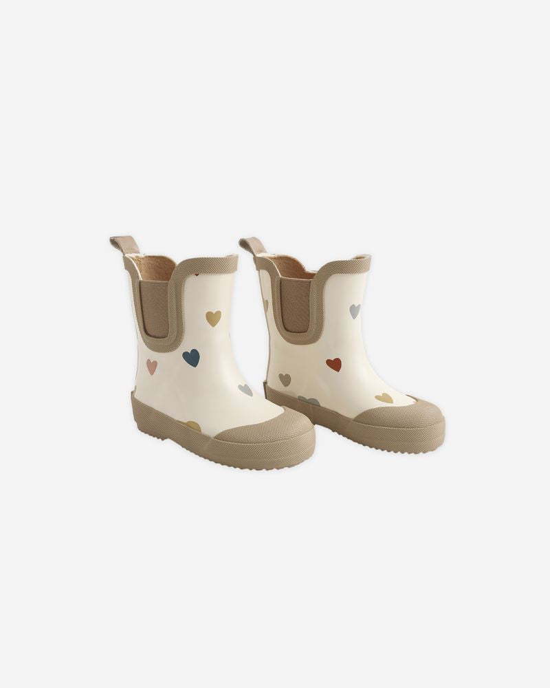 Rain Boots || Confetti Hearts by Quincy Mae