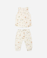 Tank + Slouch Pant Set || Beach Day by Rylee + Cru