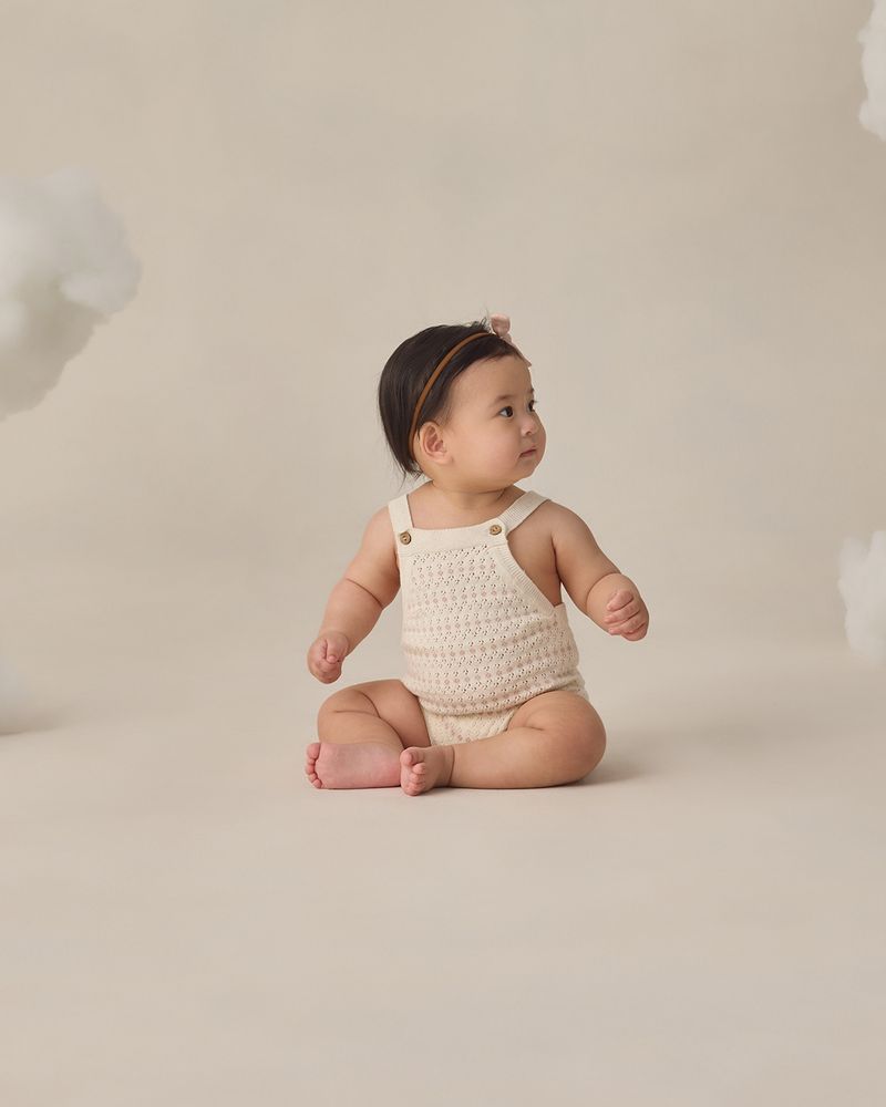Tatum Romper || Ivory by Quincy Mae