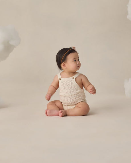 Tatum Romper || Ivory by Quincy Mae