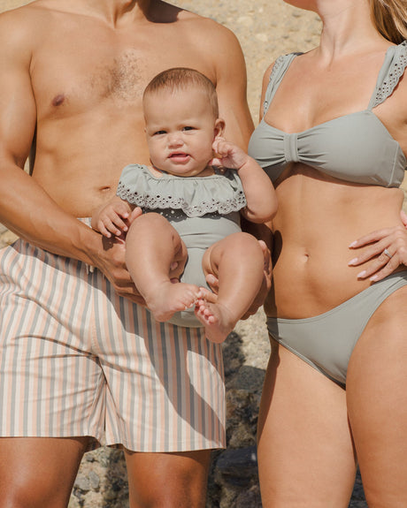 Off The Shoulder One-piece || Eucalyptus by Rylee + Cru