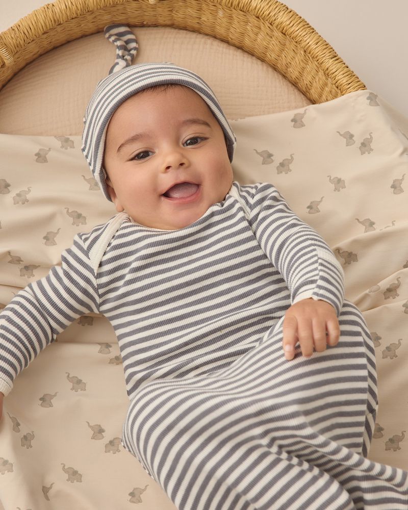 Bamboo Swaddle || Elephants by Quincy Mae