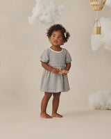 Annie Dress || Ocean Stripe by Quincy Mae