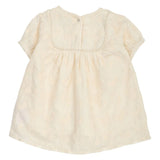 Poetry Short Sleeve Puff Dress- Natural by Musli