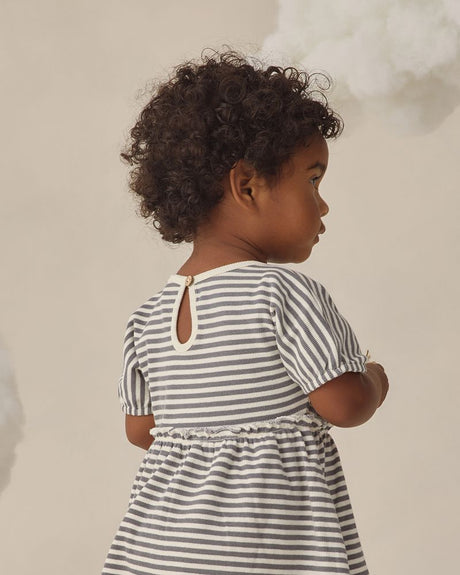 Annie Dress || Ocean Stripe by Quincy Mae