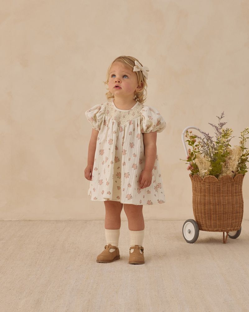 Carina Dress || Garden Rose by Quincy Mae