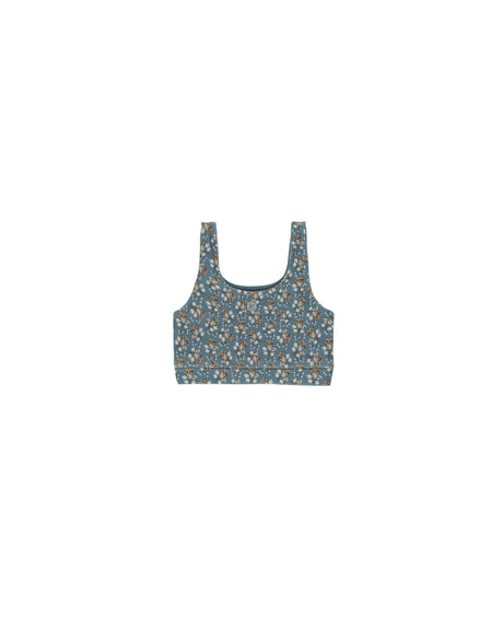 Swift Sports Bra || Blue Floral by Rylee + Cru