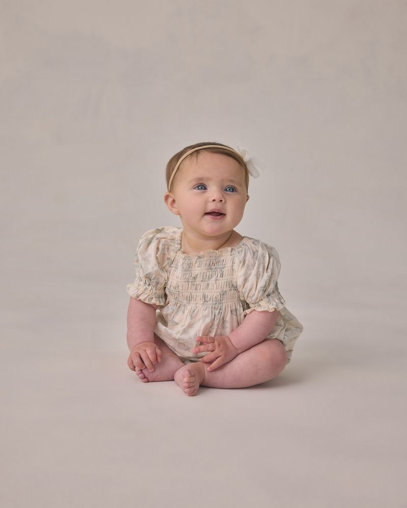 Hazel Romper | Mist English Rose by Noralee