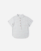 Mason Shirt || Light Blue Plaid by Rylee + Cru