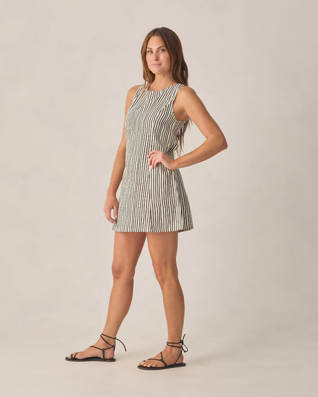 Women's Indi Mini Dress | Wavy Stripe by Rylee + Cru