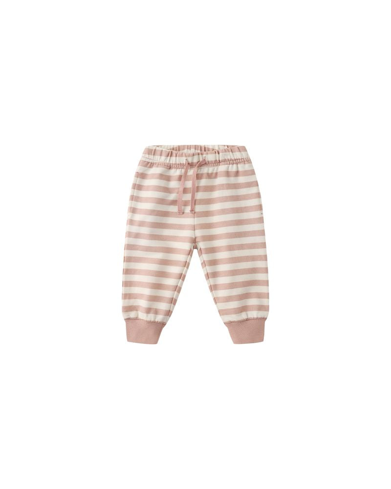 Relaxed Sweatpant || Pink Stripe by Quincy Mae