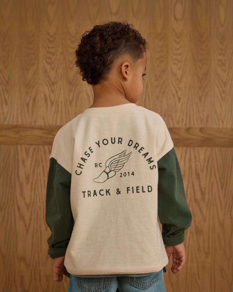 Relaxed Long Sleeve Henley || Chase Your Dreams by Rylee + Cru