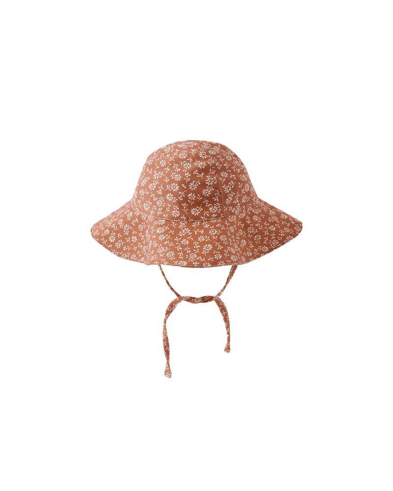 Sun Hat || Poppy Floral by Quincy Mae