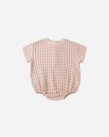 Relaxed Bubble Romper || Blush by Quincy Mae